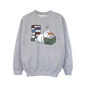 Frozen II Girls Olaf Reading Sweatshirt / Sports Gray